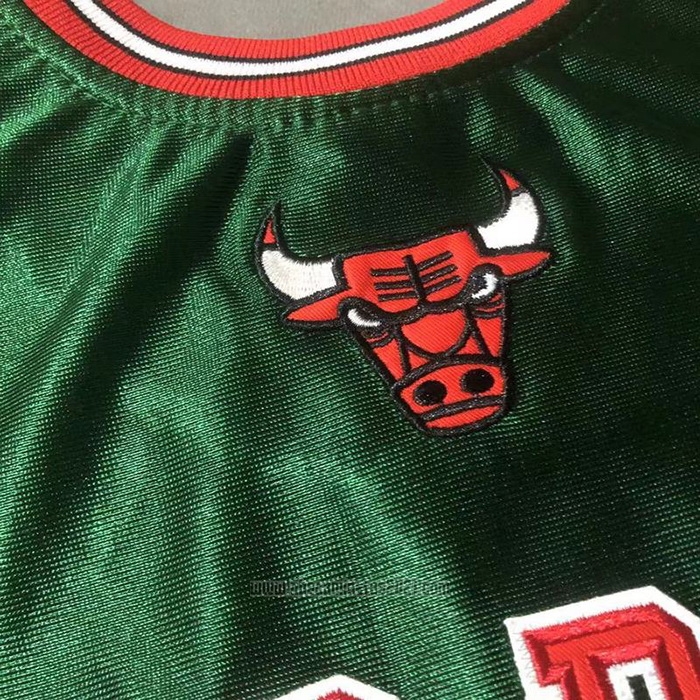 Camiseta Chicago Bulls Michael Jordan #23 Mitchell & Ness 1997-98 Verde